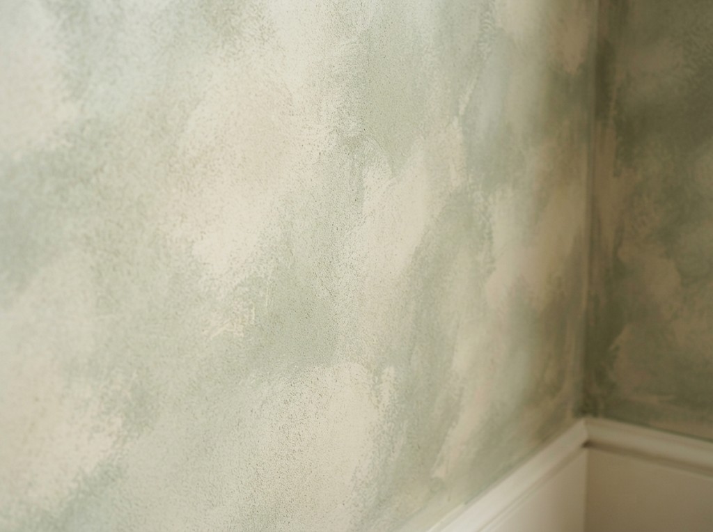 Acabado decorativo en pared